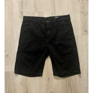 Rag & Bone NY Black Chambray Surf 9" Shorts  Mens 31 USA MADE